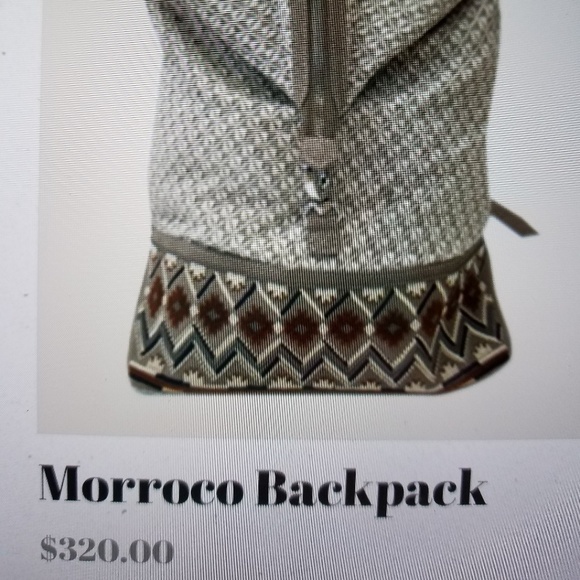 RARE sALE Ten79la Moroccan boho backpack - Picture 5 of 10